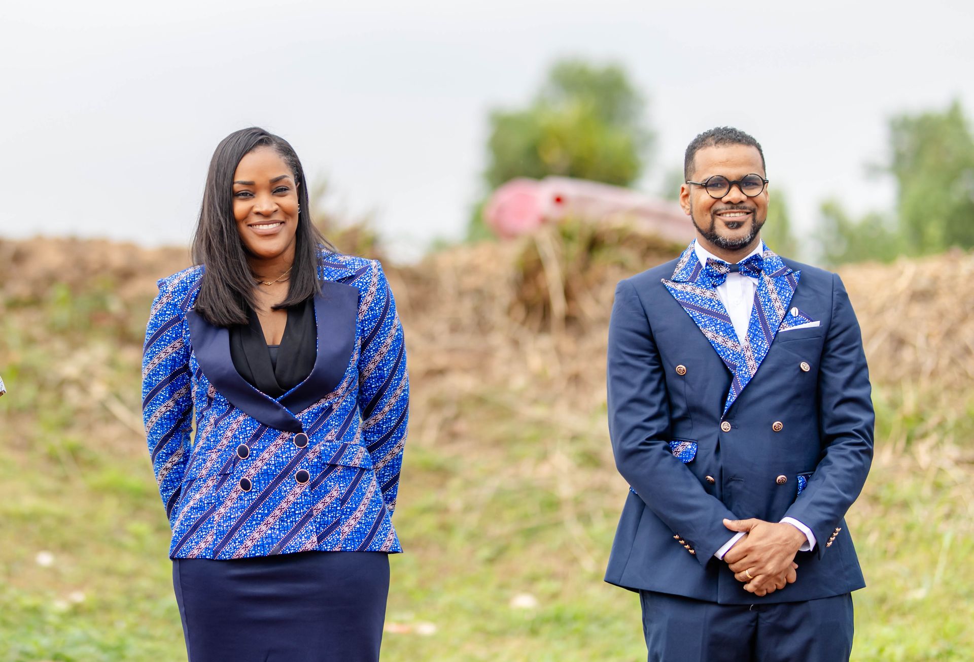 Directrice générale de ST DIGITAL, Laïka Mba et le PDG Anthony SAME