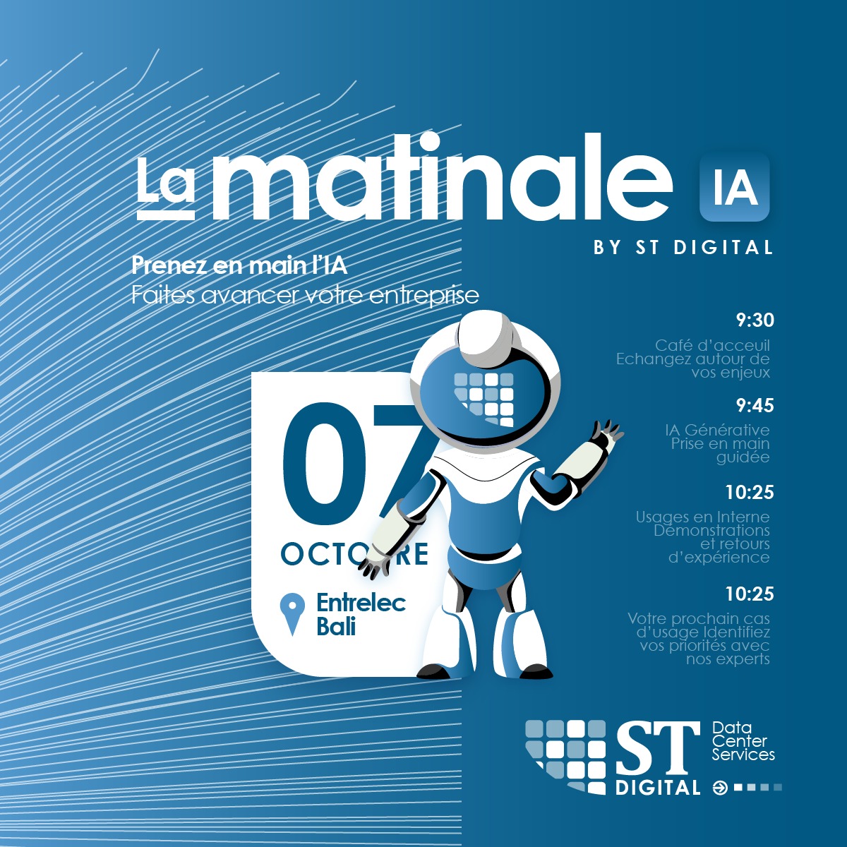 Matinale IA by ST DIGITAL | Prenez en main l'IA pour faire avancer votre entreprise